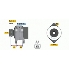 0 986 045 671 BOSCH Генератор