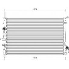 350213923000 MAGNETI MARELLI Радиатор, охлаждение двигателя