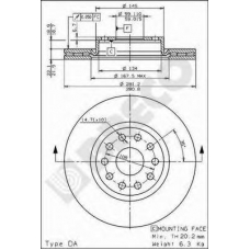 BS 8206 BRECO Тормозной диск