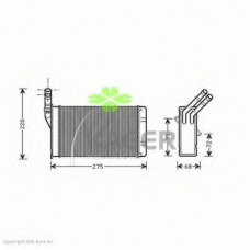 32-0018 KAGER Теплообменник, отопление салона