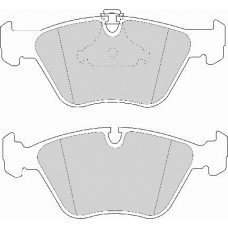 FD6738A NECTO Комплект тормозных колодок, дисковый тормоз