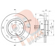 78RBD23550 R BRAKE Тормозной диск