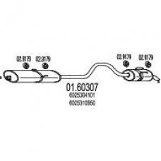 01.60307 MTS Глушитель выхлопных газов конечный