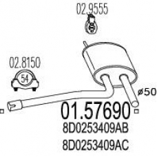 01.57690 MTS Средний глушитель выхлопных газов