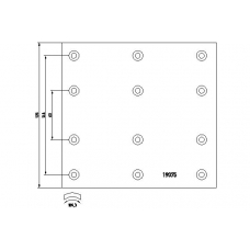 19075 TEXTAR Тормозные колодки, барабанный тормоз