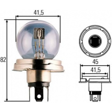 8GD 002 088-251 HELLA Лампа накаливания, фара дальнего света; Лампа нака