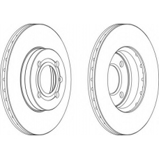 DDF207-1 FERODO Тормозной диск