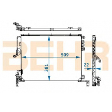 7004092 BEHR Condenser