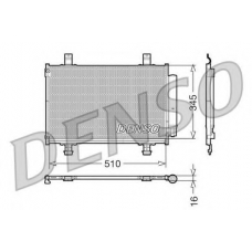 DCN47010 DENSO Конденсатор, кондиционер