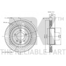 314027 NK Тормозной диск