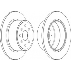 DDF329-1 FERODO Тормозной диск
