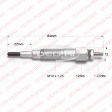 HDS818 DELPHI Свеча накаливания