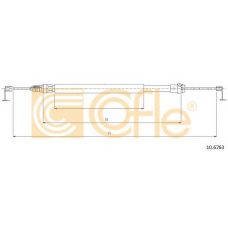 10.6763 COFLE Трос, стояночная тормозная система