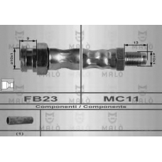8387 Malo Тормозной шланг