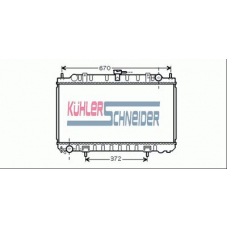 1600771 KUHLER SCHNEIDER Радиатор, охлаждение двигател