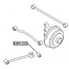 0201-232 ASVA Подвеска, рычаг независимой подвески колеса