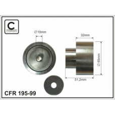 195-99 CAFFARO Паразитный / ведущий ролик, поликлиновой ремень