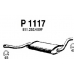 P1117 FENNO Средний глушитель выхлопных газов