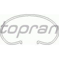 101 042 TOPRAN Бортовое кольцо, диск сцепления