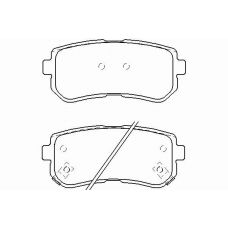 MDB3056 MINTEX Комплект тормозных колодок, дисковый тормоз