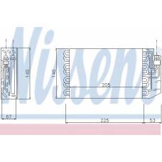 92065 NISSENS Испаритель, кондиционер