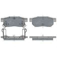 SP 195 PR SCT Комплект тормозных колодок, дисковый тормоз