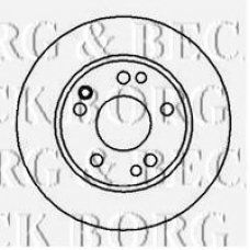 BBD4826 BORG & BECK Тормозной диск