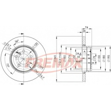 BD-3409 FREMAX Тормозной диск