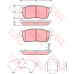 GDB3276 TRW Комплект тормозных колодок, дисковый тормоз