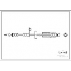 19034949 CORTECO Тормозной шланг