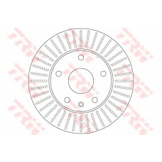DF6441 TRW Тормозной диск
