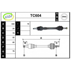 TC604 SERA Приводной вал