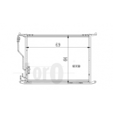 054-016-0010 LORO Конденсатор, кондиционер