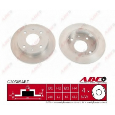 C30505ABE ABE Тормозной диск