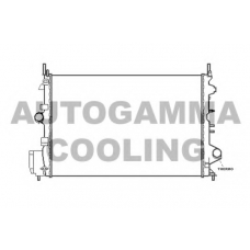 105434 AUTOGAMMA Радиатор, охлаждение двигателя