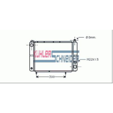 5000241 KUHLER SCHNEIDER Радиатор, охлаждение двигател