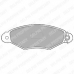 LP1519 DELPHI Комплект тормозных колодок, дисковый тормоз