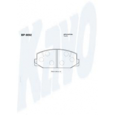 BP-9092 KAVO PARTS Комплект тормозных колодок, дисковый тормоз