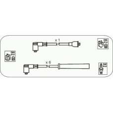 FS43 JANMOR Комплект проводов зажигания