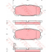 GDB3303 TRW Комплект тормозных колодок, дисковый тормоз