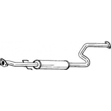 283-233 BOSAL Средний глушитель выхлопных газов