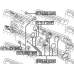 0175-AZT220F FEBEST Ремкомплект, тормозной суппорт