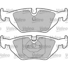 598386 VALEO Комплект тормозных колодок, дисковый тормоз