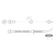 19036109 CORTECO Тормозной шланг