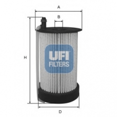 26.031.00 UFI Топливный фильтр