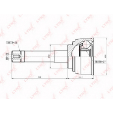 CO-7533 LYNX Co-7533 шрус наружный lynx