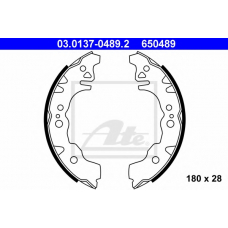 03.0137-0489.2 ATE Комплект тормозных колодок