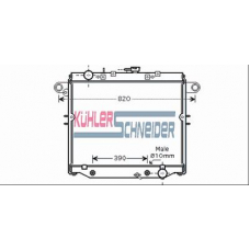 3201581 KUHLER SCHNEIDER Радиатор, охлаждение двигател