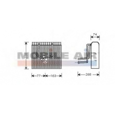 4300V173 VAN WEZEL Испаритель, кондиционер