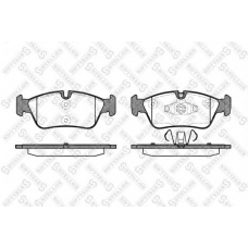 395 060-SX STELLOX Комплект тормозных колодок, дисковый тормоз